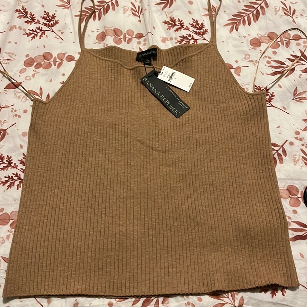 Banana Republic Ribbed Sweater Tank UV Resistant